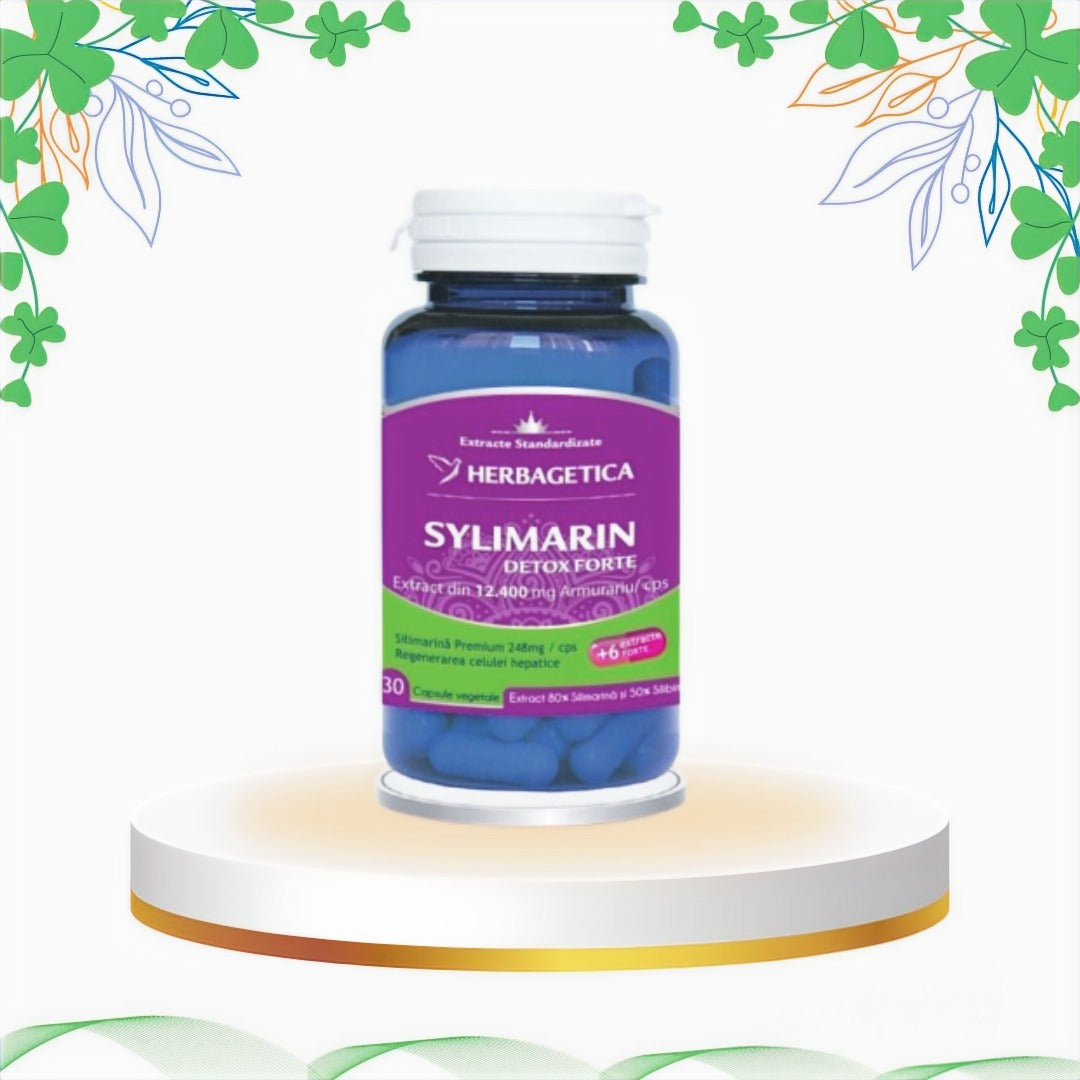Herbagetica - Sylimarin Detox Forte, 30 cp