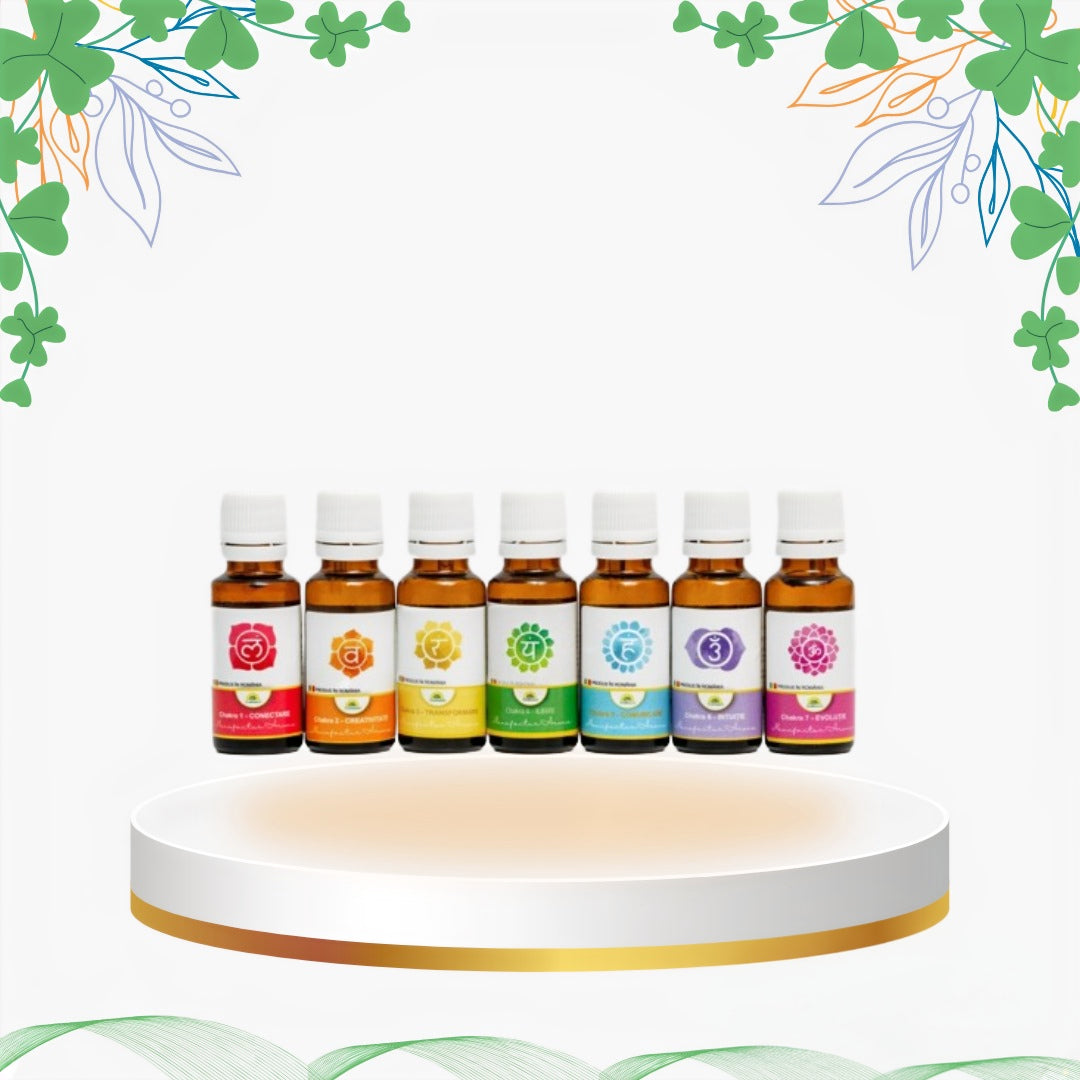 Crednatura - Set Uleiuri Esentiale Chakre