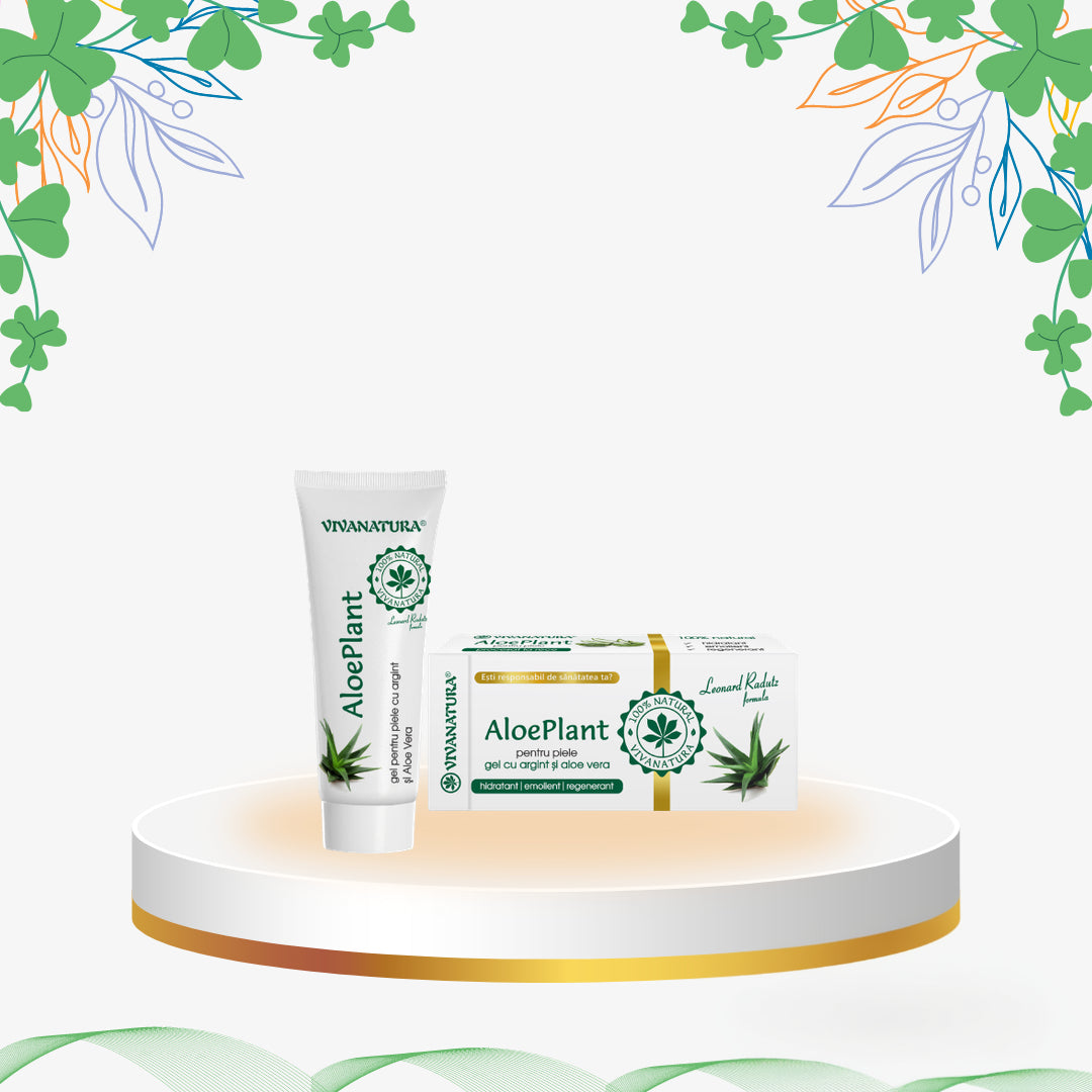 VivaNatura - Gel cu Argint si Aloe, 20ml