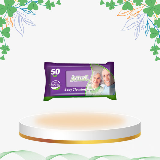 Actual - Servetele Umede Adulti, 50 buc