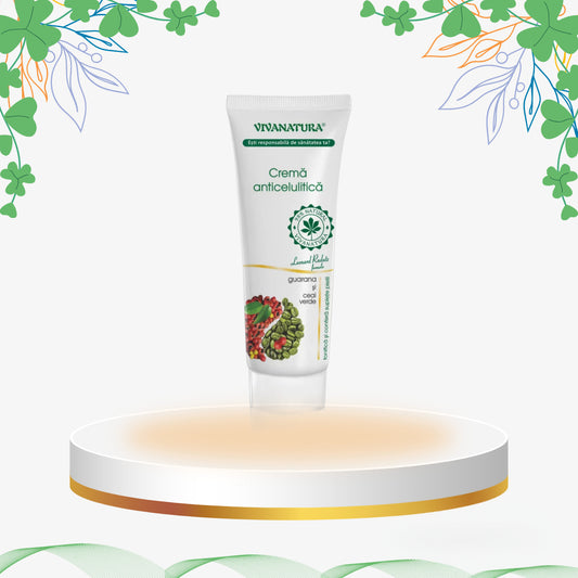VivaNatura - Crema Anticelulitica cu Guarana si Ceai Verde, 250 ml