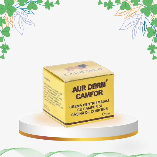 Laur Med - Aur Derm Crema Masaj Camfor, 50 ml