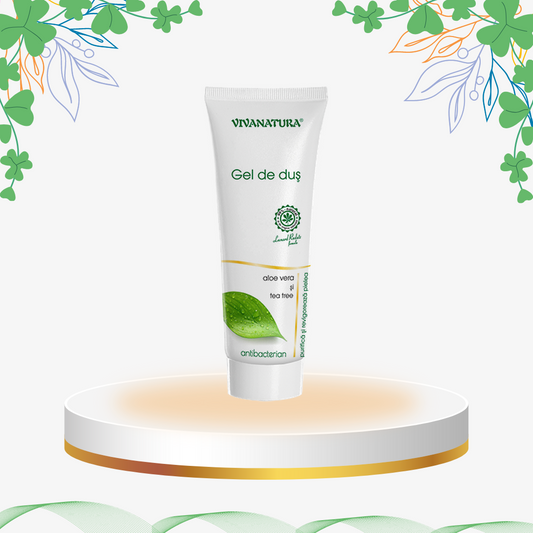 VivaNatura - Gel Dus Aloe Vera si Tea Tree, 250