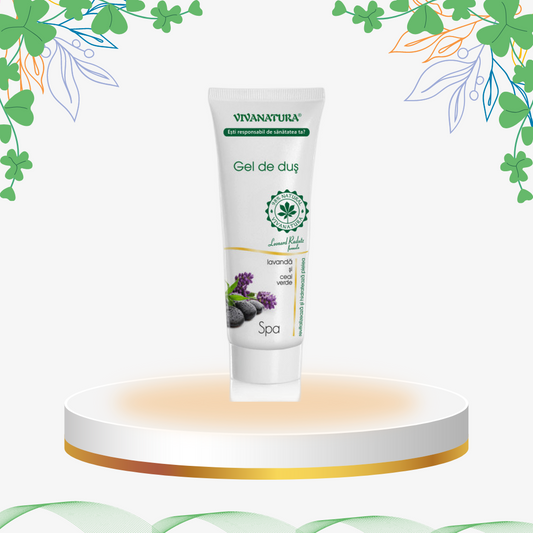 VivaNatura - Gel Dus Lavanda Ceai Verde, 250 ml