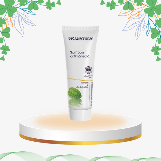 VivaNatura - Sampon Antimatreata Rozmarin si Tea Tree, 250 ml