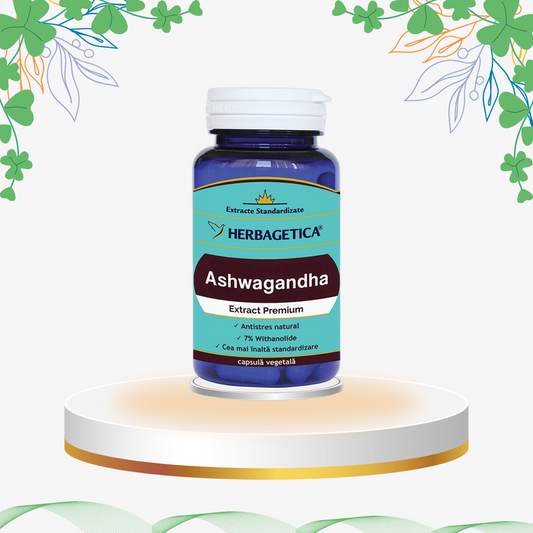 Herbagetica -  Ashwagandha, 60 cp