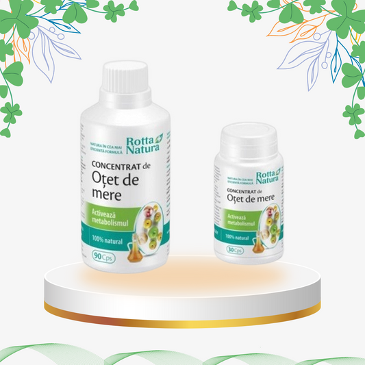 Rotta Natura - Pachet Concentrat Otet Mere, 120 cp