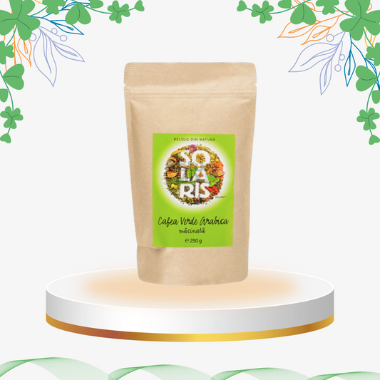 Solaris - Cafea Verde Macinata, 250 gr