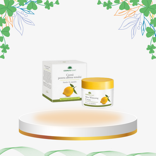 Cosmetic Plant - Crema pentru Albirea Tenului cu Papadie si Lamaie, 50 ml