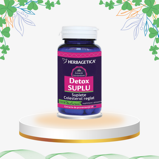 Herbagetica - Detox Suplu, 30 cp