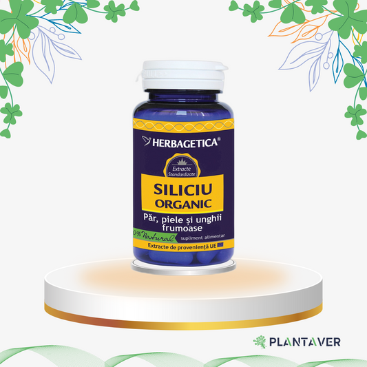 Herbagetica - Siliciu Organic, 60 cp