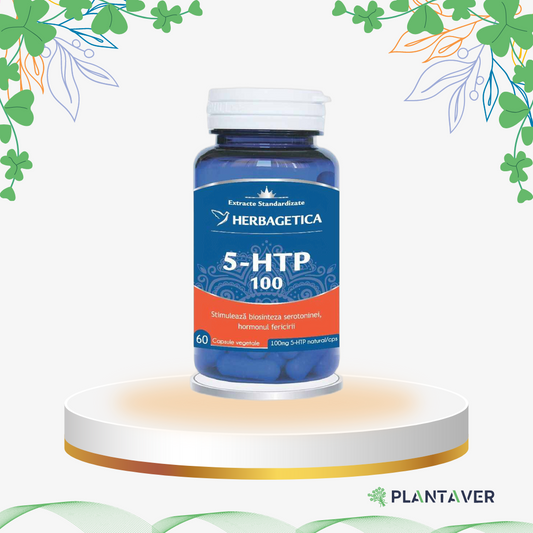 Herbagetica - 5 HTP, 60 cp