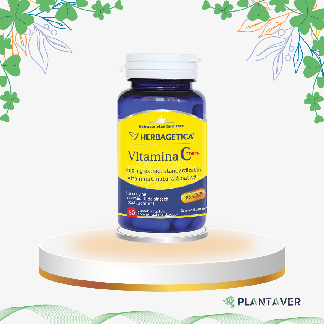 Herbagetica - Vitamina C Forte, 60 cp