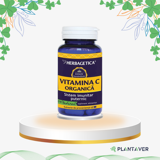 Herbagetica - Vitamina C Organica, 60 cp
