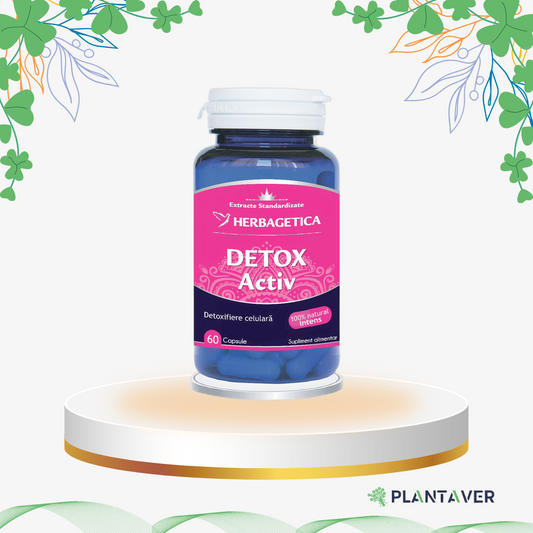 Herbagetica - Detox Activ, 60 cp