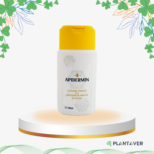Apidermin - Lotiune Tonica Polen si Laptisor Matca, 100 ml