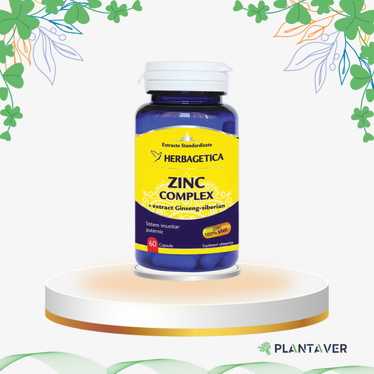 Herbagetica - Zinc Complex, 60 cp