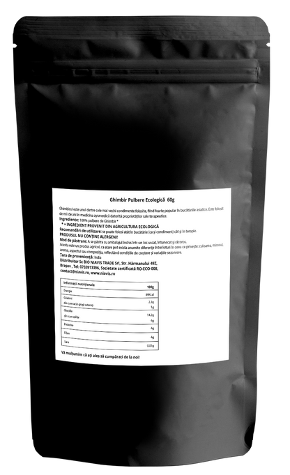 Niavis - Ghimbir Pulbere, 60 gr