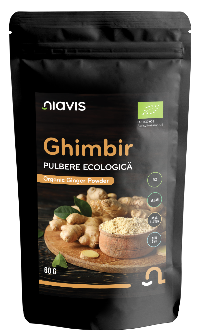 Niavis - Ghimbir Pulbere, 60 gr