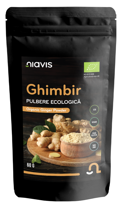 Niavis - Ghimbir Pulbere, 60 gr
