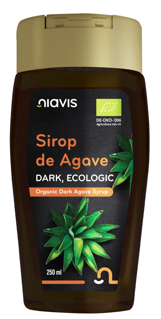 Niavis , Sirop Agave dark ecologic x 250 ml/345 gr