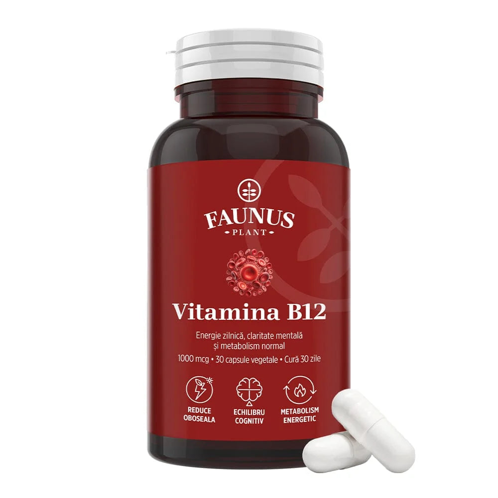 Faunus, Vitamina B12 1000 mcg x 30 cp PROMOTIE LIMITATA 2+1 GRATIS