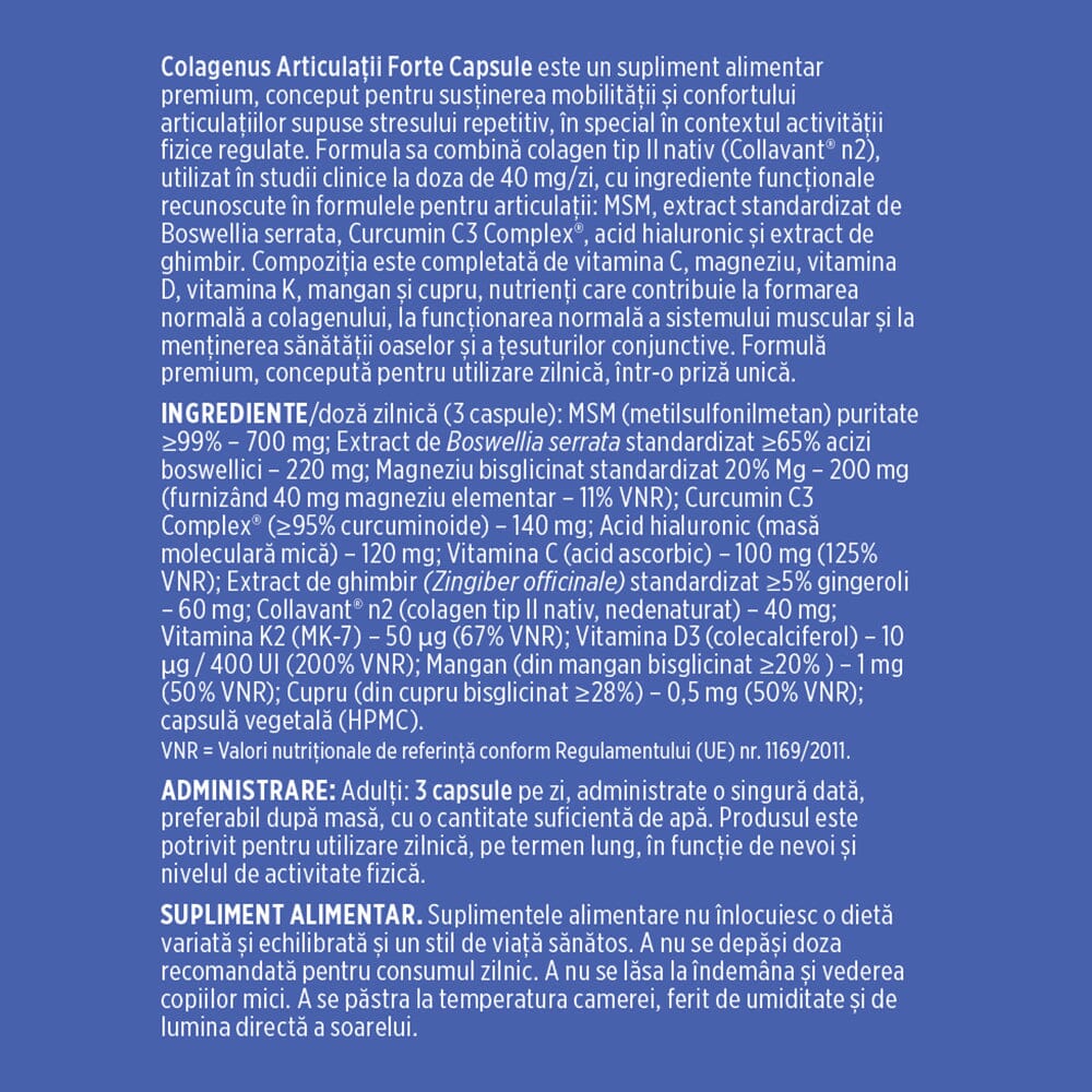 Faunus, Colagenus Articulatii forte x 90 cp - PROMOTIE LIMITATA 1+1 GRATUIT