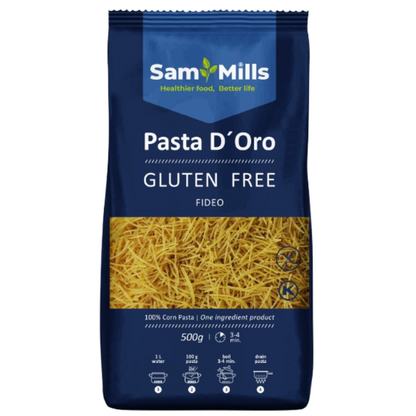Paste fideo fără gluten din porumb românesc ideale pentru supe și deserturi