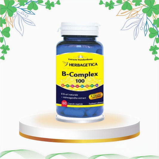 Herbagetica - B Complex, 60 cp