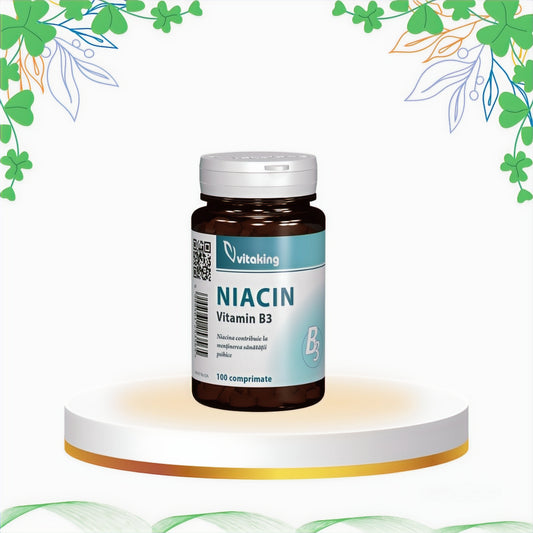 Vitaking - Vitamina B3 Niacina 100 mg, 100 tb