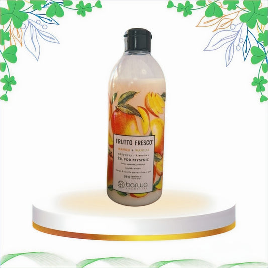 Barwa - Crema Dus cu Mango si Vanilie, 480 ml