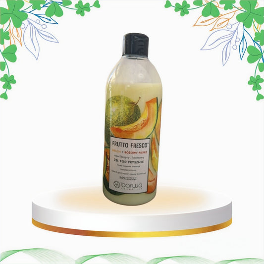Barwa - Crema Dus cu Pepene Galben si Piper Roz, 480 ml