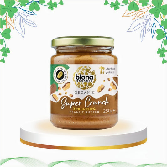 Biona - Crema Arahide Hi-Oleic Super Crunchy Bio, 250 gr