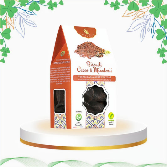 Ambrozia - Biscuiti Cacao si Mirodenii, 130 gr