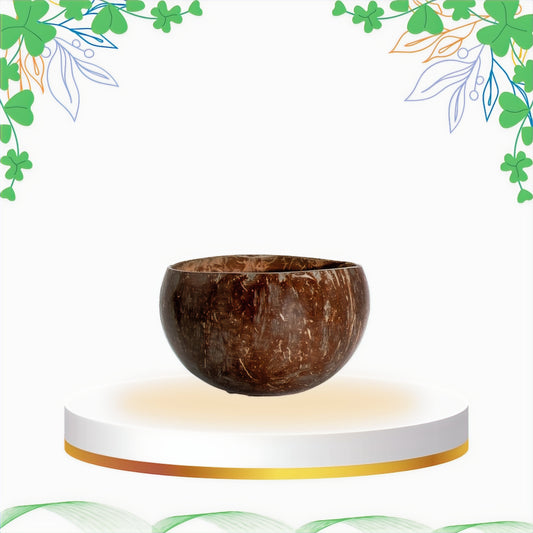 Bol Mic din Nuca de Cocos Naturala Decorativ – 7x10 cm
