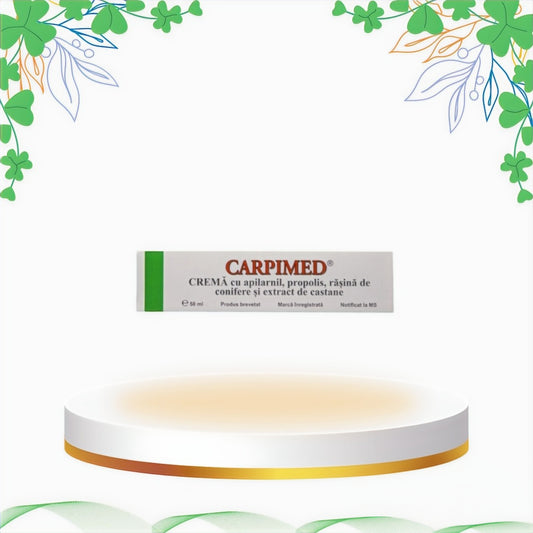 Carpimed - Crema cu Apilarnil, Propolis, Rasina de Conifere si Castane, 50 ml