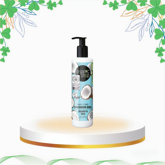 Organic Shop - Gel Dus Bio Shea si Cocos, 280 ml