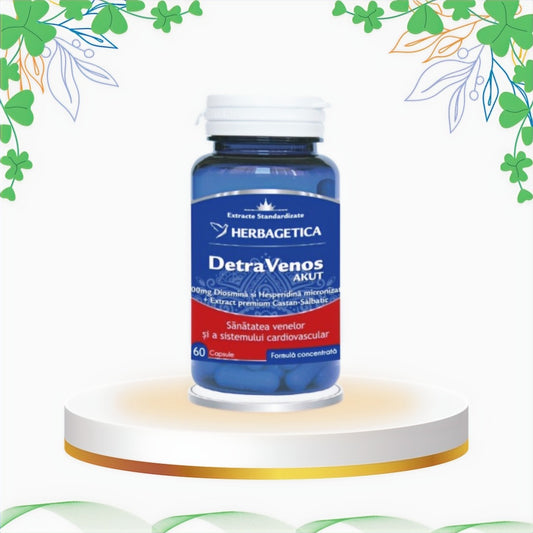 Herbagetica - Detravenos Akut, 60 cp