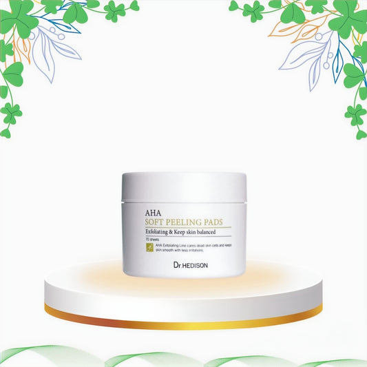 Dr Hedison - Dischete Exfoliante AHA Curatare Ten, 70 buc