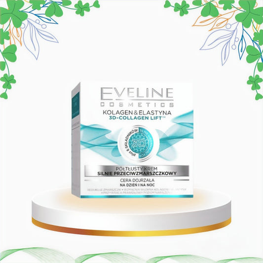 Eveline - Crema Fata Antirid Colagen si Elastina, 50 ml