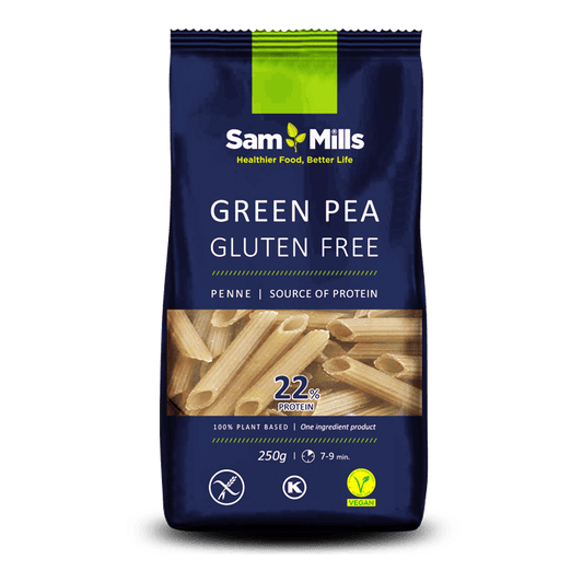 Sam Mills, Paste din mazăre verde, Penne, 250g