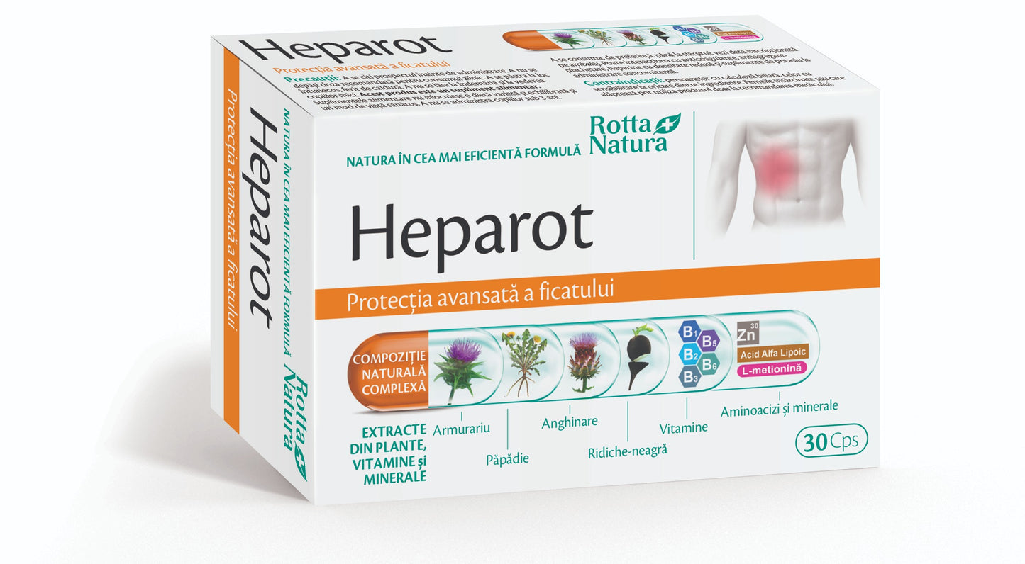 Supliment alimentar pentru protecția ficatului cu silimarină, anghinare și complex de vitamine B, 60 capsule.