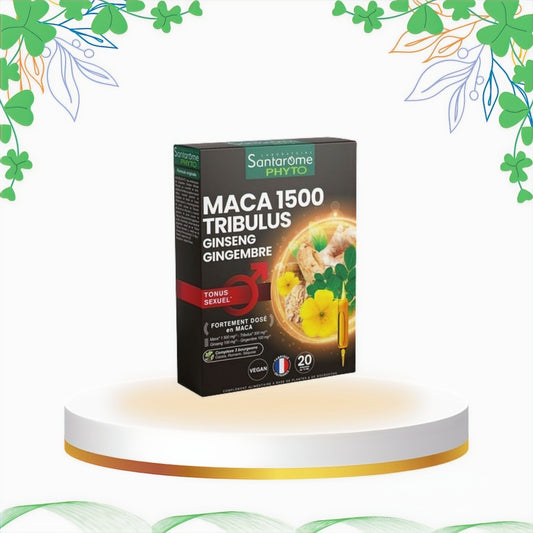 Alchida - Maca Tribulus Ginseng Ghimbir, 20 fiole