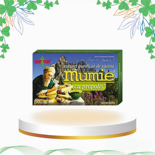 Mumie - Extract Purificat de Rasina cu Propolis, 30 tb