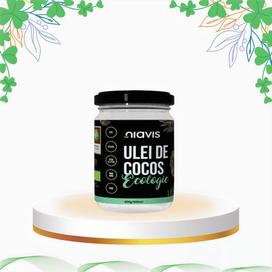 Niavis - Ulei Cocos Ecologic Extravirgin Presat la Rece, 500 ml