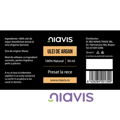 Niavis - Ulei Argan, 50 ml