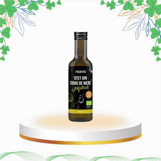 Niavis - Otet din Cidru de Mere Bio Nefiltrat, 250 ml
