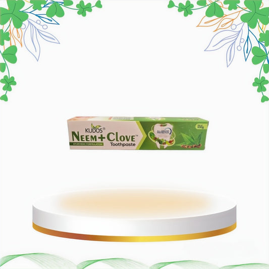 Kudos - Pasta Dinti Ayurvedica cu Neem si Cuisoare, 100 gr