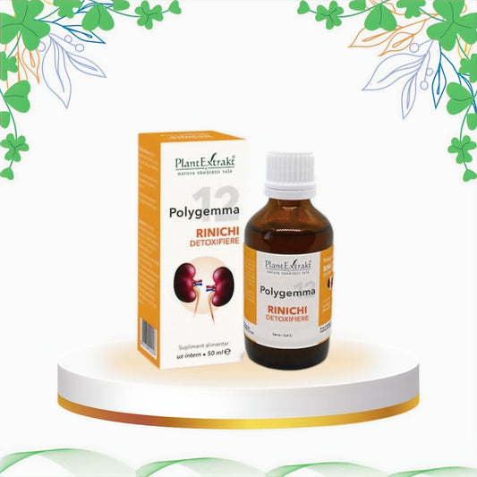 Polygemma 12 - Rinichi Detoxifiere, 50 ml
