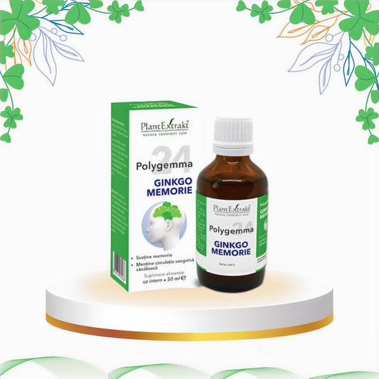 Polygemma 24 - Ginkgo Memorie, 50 ml